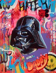 Vader by Zinsky - Varnished Original Painting on Stretched Canvas sized 32x42 inches. Available from Whitewall Galleries